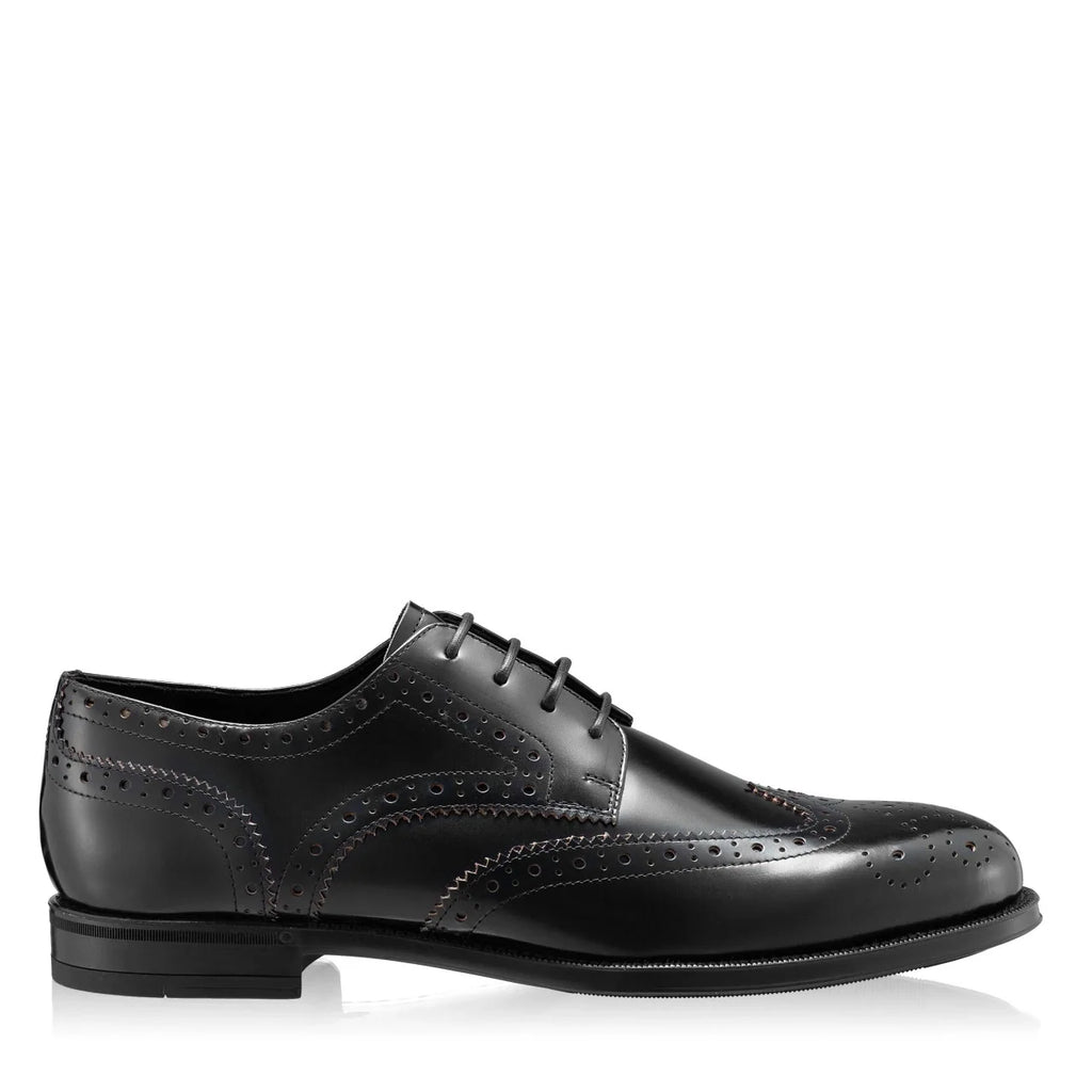 Pantofi Eleganti Barbati 7020 Abrazivato Negru