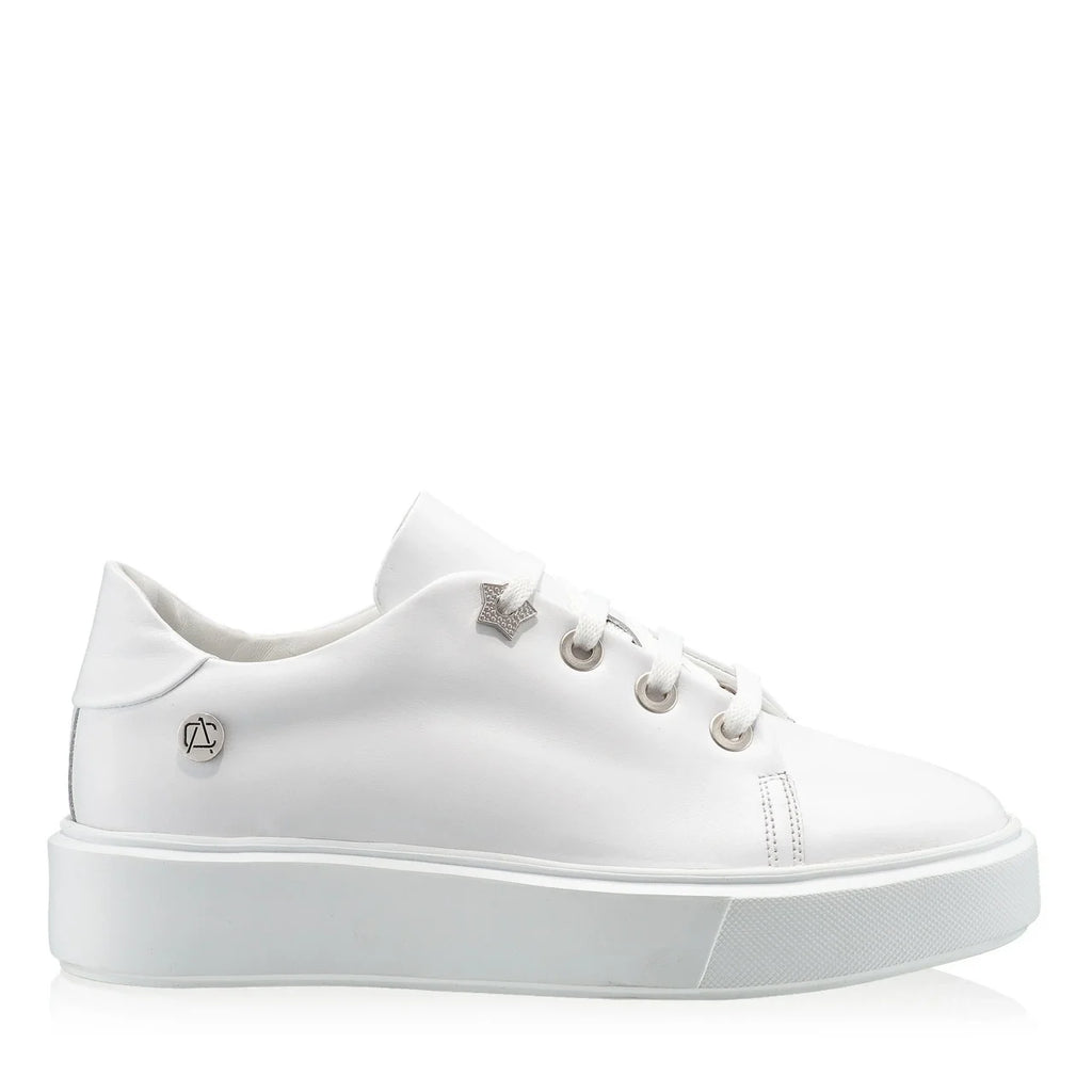 Pantofi Sport Dama 7117 Vitello Alb