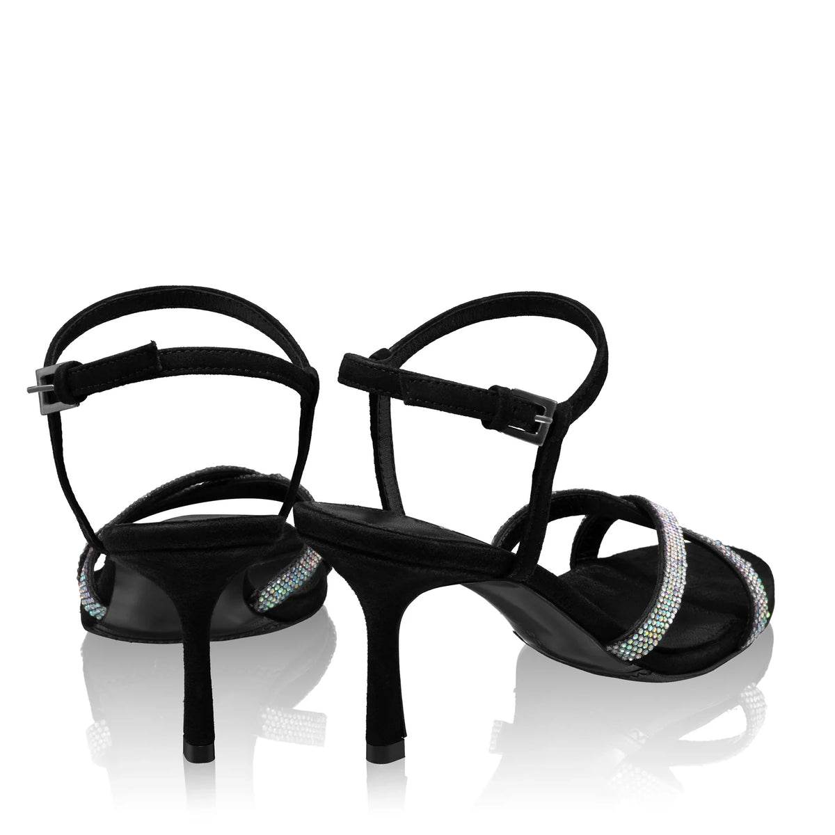 Sandale Dama 8030 Camoscio Negru